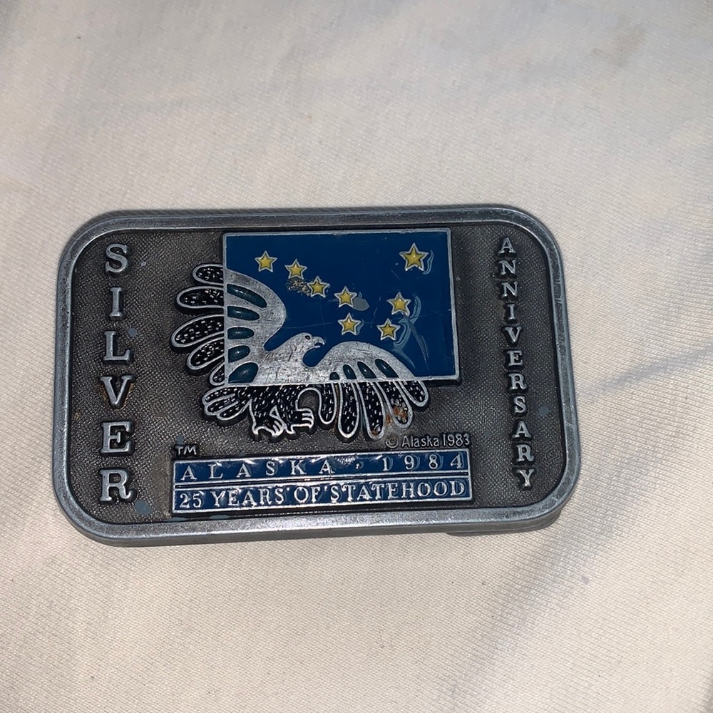 Alaska pewter Buckle